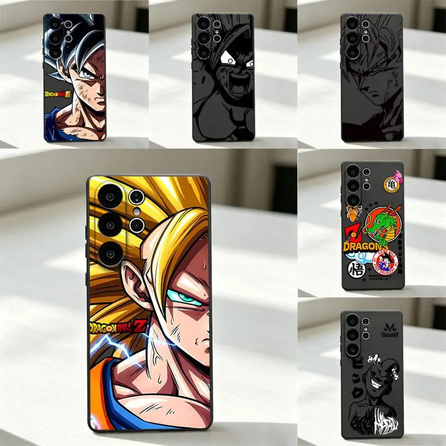 Case for Samsung Galaxy S26 Ultra S10 S9 S26+ S20 S25 Plus S24+ S25+ S24 Note 20 8 9 10 S23 S21 FE Phone Cover Dragons Balls