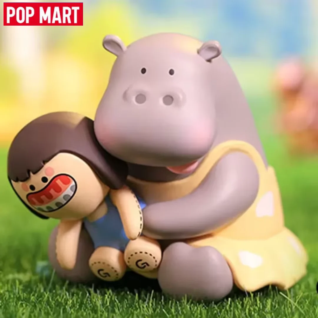 

POP MART Gum Monster Hug Series слепая коробка Guess Box игрушки кукла оригинальный шарм милая девушка праздничный подарок фигурки украшение для рабочего стола