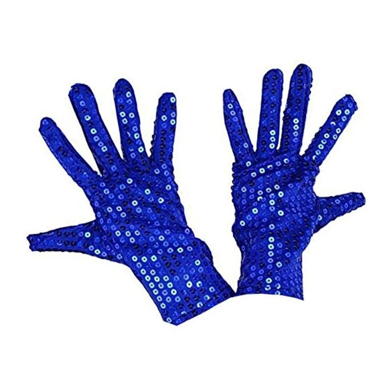 Lantejoulas palco desempenho adereços luvas adulto halloween cosplay dança mostrar magia moda personalidade hip hop mulher homem