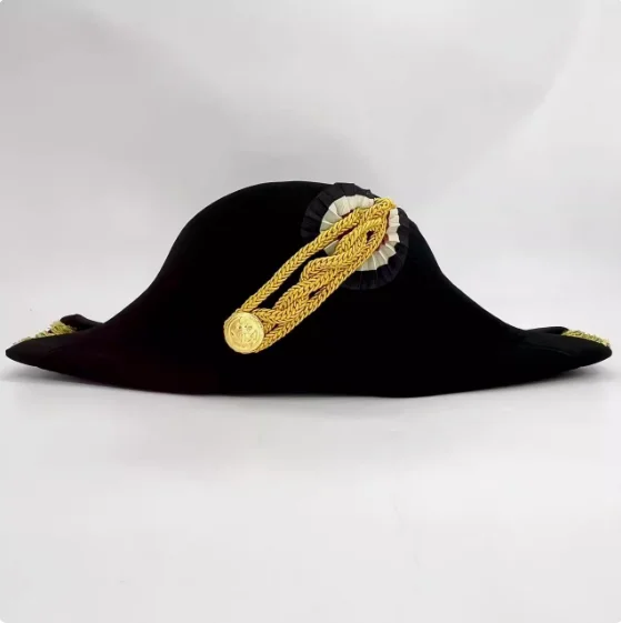 قبعة بحرية أوروبية ذات قرون مزدوجة من القرن التاسع عشر الاستنساخ الألماني