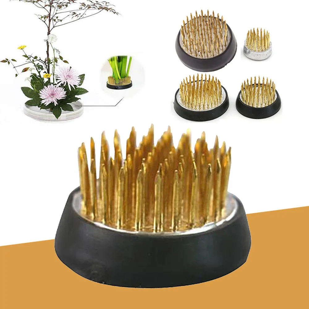 Floristry Needle Spiky Floral Arrangement Art Fixed Tool Flower Frog Insert Base Pin Ikebana Holder