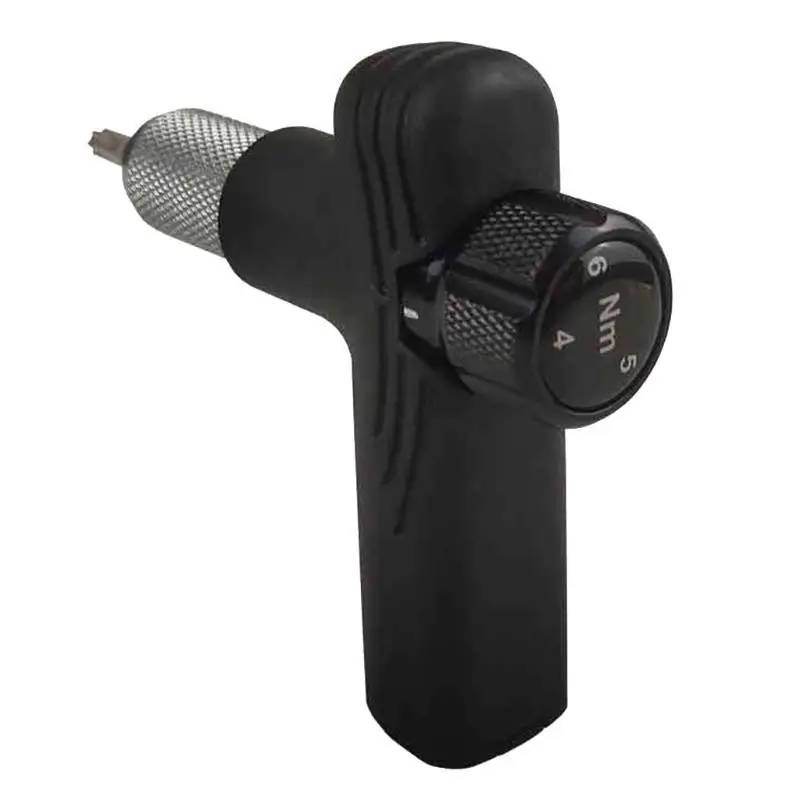 

652F Bike Adjustable Torque Wrench 4, 5, 6 Nm Includes 3, 4, 5mm Allen, T25 Tool Bits Driver Torque Wrench for Home