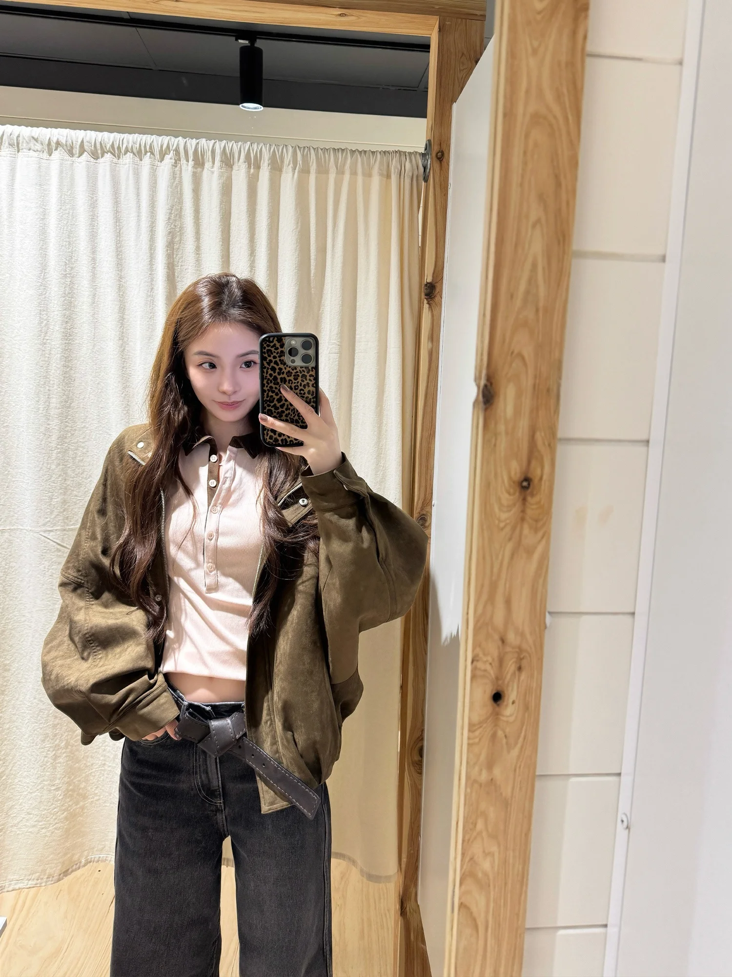 YUYUREAL Giacca da Moto Trendy in Pelle Scamosciata PU da Donna, Capospalla alla Moda per il Pendolarismo, con Cerniera e Maniche Lunghe