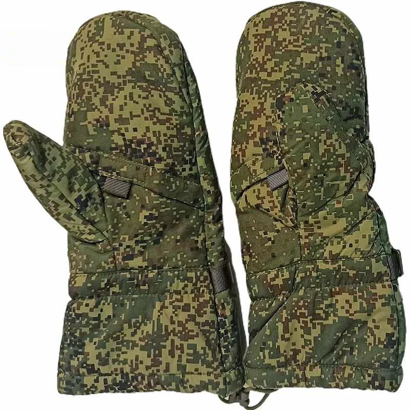 Russian Original VKBO Winter Thick Anti Cold Tactical Gloves Plush Warm Second Generation P Cotton EMR Gloves