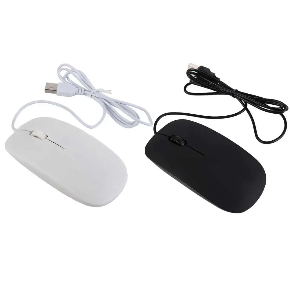 

Laptop Accessories Office Black White 1200dpi 3d Roller Ultra Thin Usb Wired Mouse Wired Mouse Computer Mouse Optical Mouse