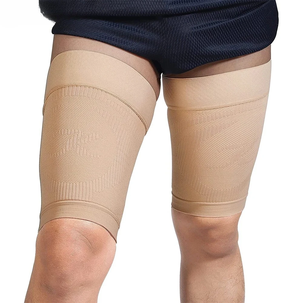 1Pair Thigh Contoured Tight Compression Socks Men and Women Athletes Prevent Varicose Veins Shank Double Shaped Socks Leg Sox