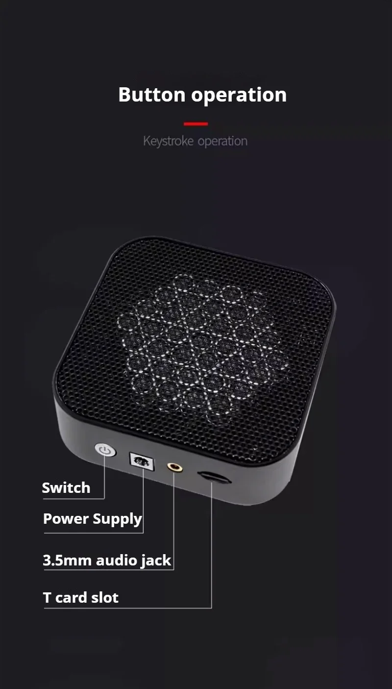 Low-power ultrasonic directional speakers for exhibition halls museum stores with desktop wall-mounted installation