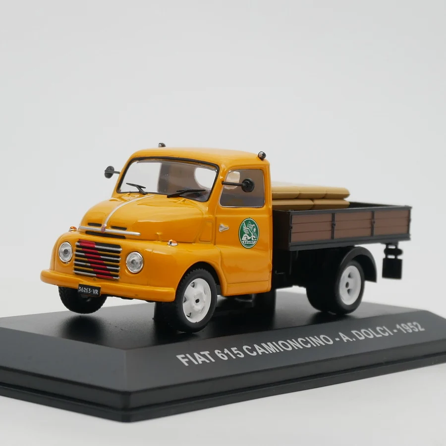 

1:43 Scale Diecast Alloy FIAT 615 CAMIONCINO Transport Truck Toys Cars Model Classics Adult Gifts Collection Souvenir Display