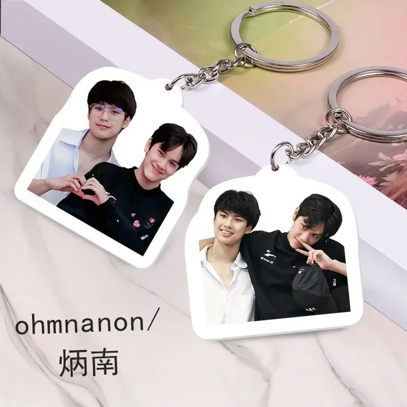 Customized  Bad Buddy Series OhmNanon Same Acrylic Double-sided Keychain Backpack Luggage Pendant Creative