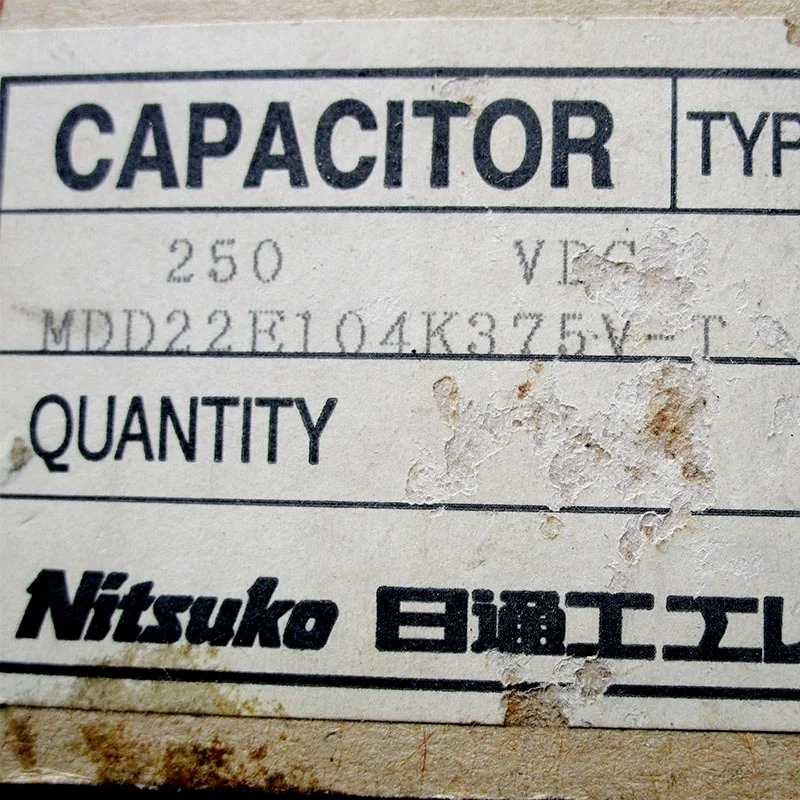 104K 250v CBB Capacitor 0.1uF Pitch 10 Fever Amplifier  Japan Nitsuko