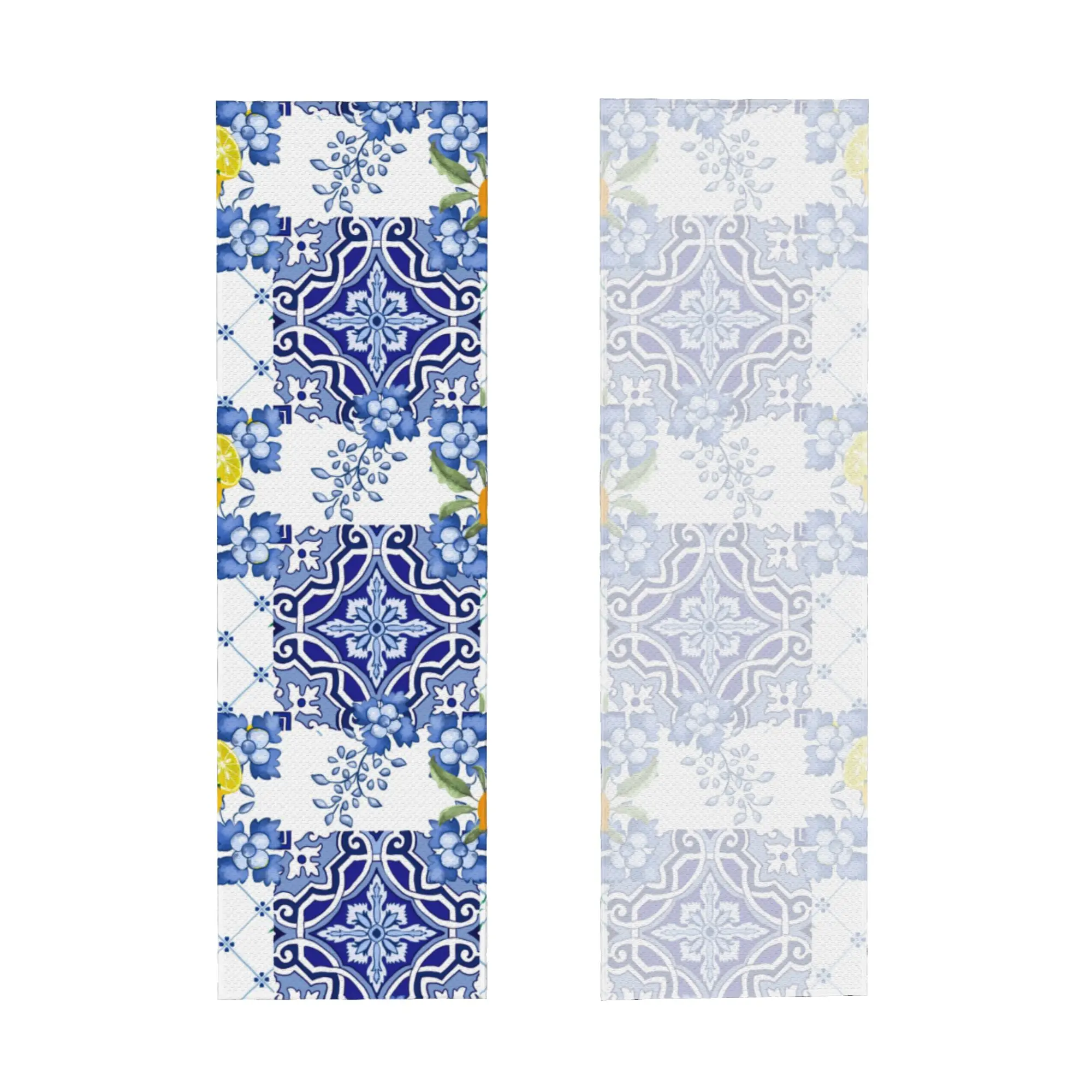 Sicilian Tiles Mediterranean Mosaic Lemons Cold Exercise Towel   Super Soft Breathable Instant Cooling Towel Yoga Towels