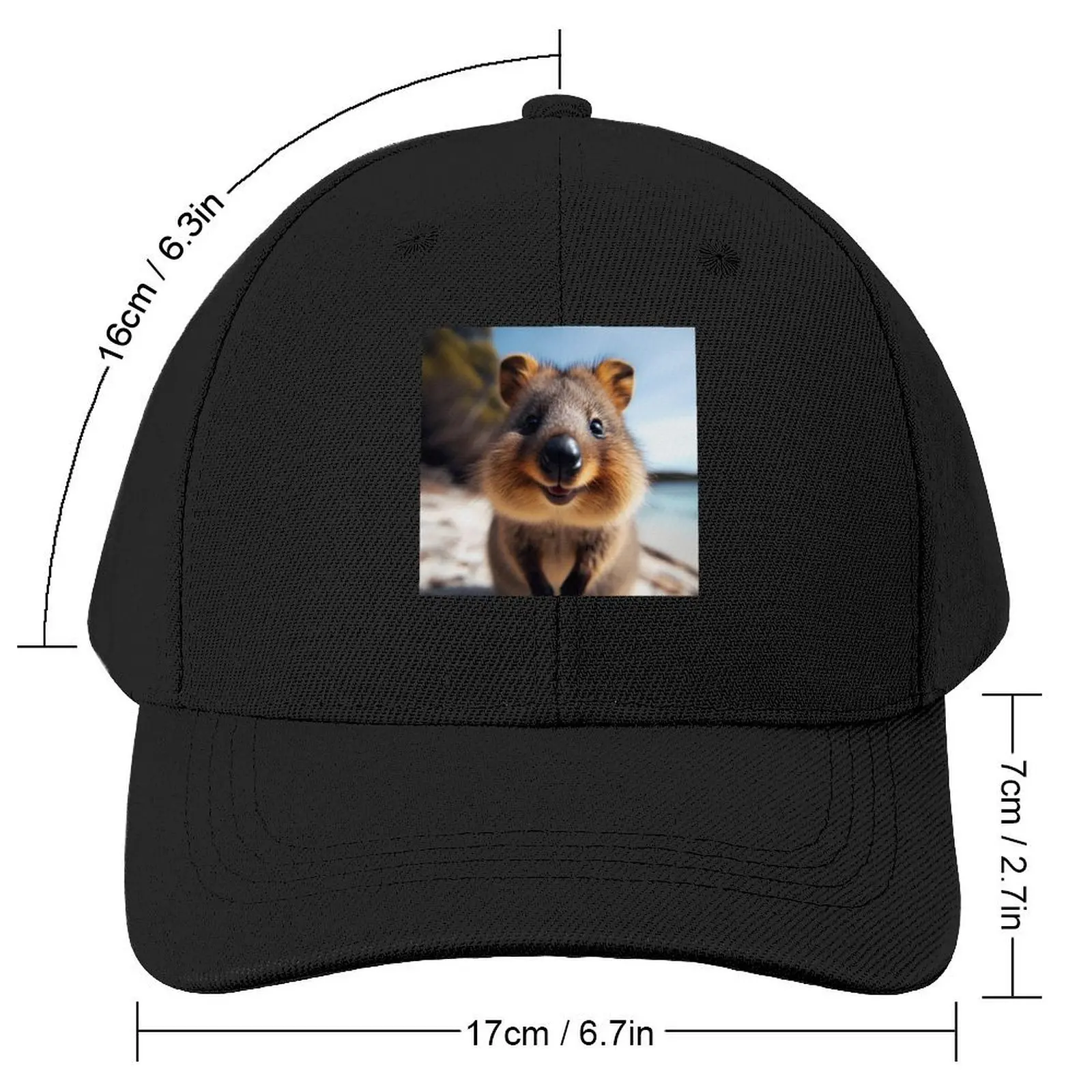 Quokka Art #21 Quokka Lovers Baseball Cap Icon Streetwear dad hat tea Hat Mens Caps Women's