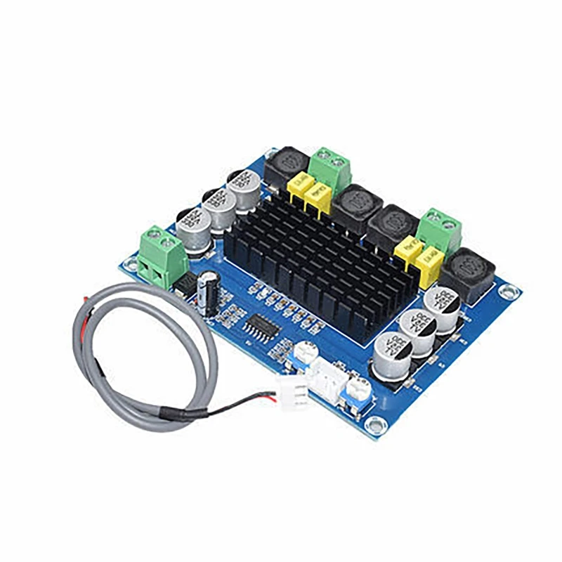 

Dual Channel 2x120W XH-M543 Power Amplifier Board Module DC12-26V System Kits Comprehensive Protection