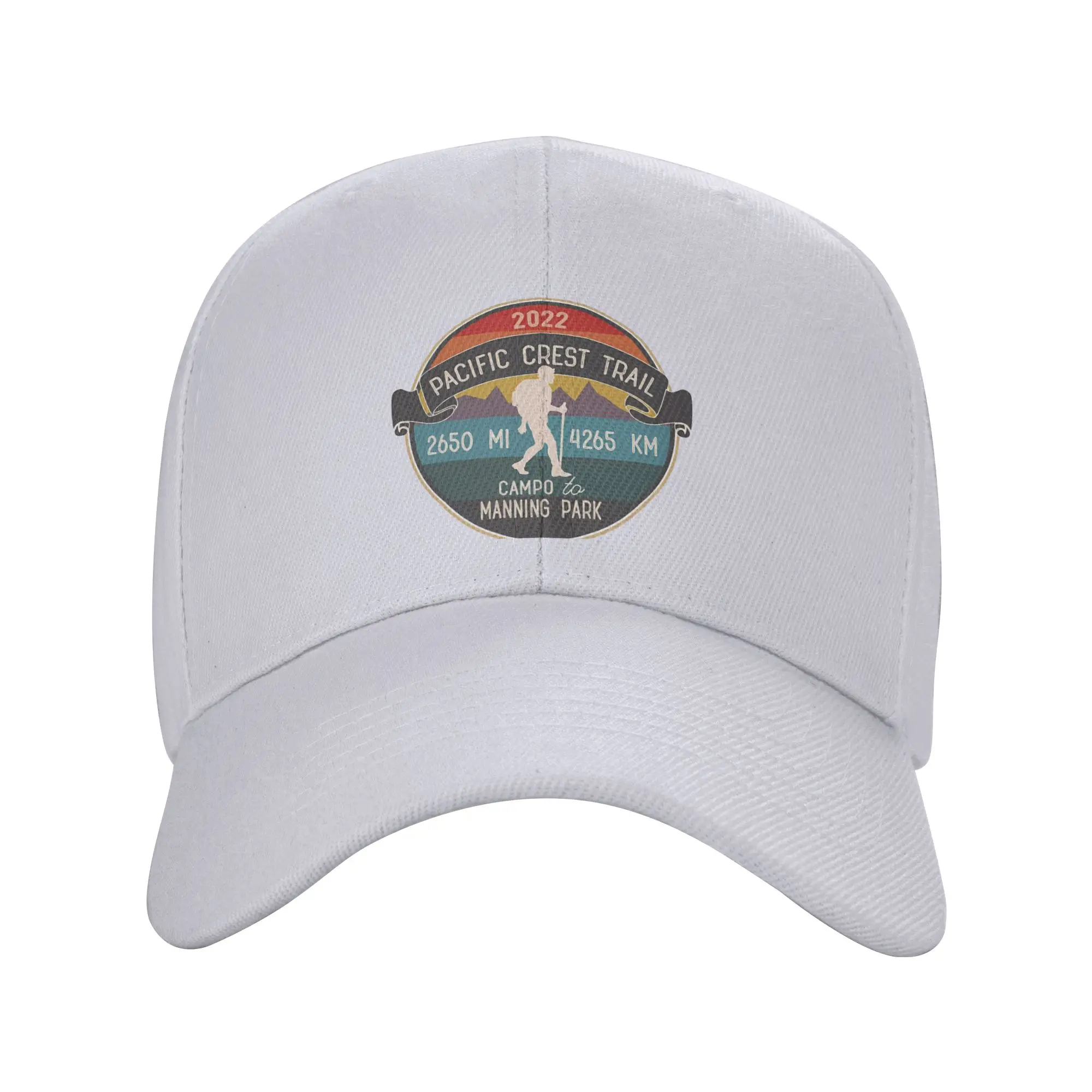 Fashion Pacific Crest Trail 2022 Hikers Curved Brim Baseball Cap Korean Trendy Sun Caps