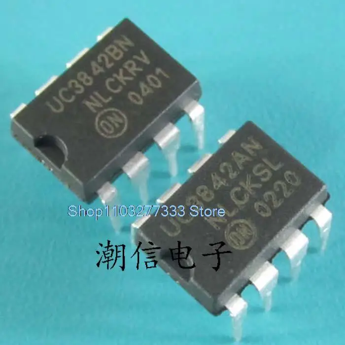 10PCS/LOT  UC3842AN UC3842BN UC3842N   8 Folleto Técnico - Componente Electrónico para Uso Profesional