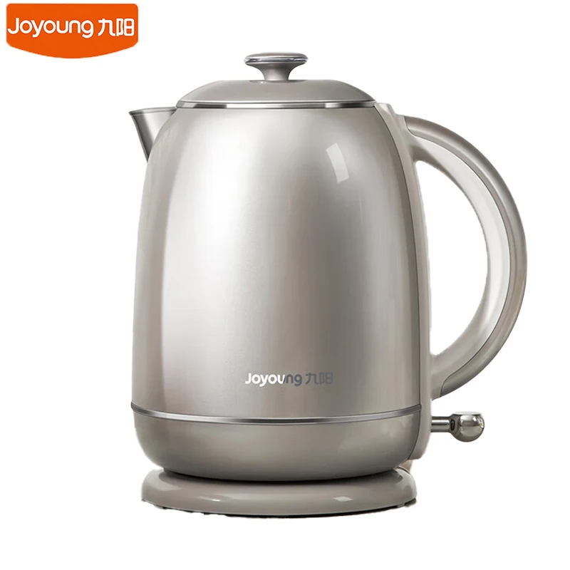 

Joyoung 1500W Electric Kettle Retro Auto-Off Teapot Coffee Pot Anti-Scale 316 Stainless Steel 1.5L Water Boiler Fast Heating