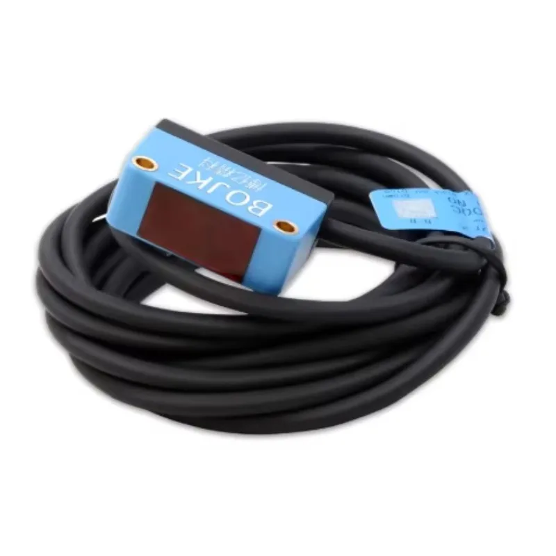 Background Removal Photoelectric Switch  Long Line Shape Light Spot Detection Range 100mm Normally Open NPN DC for BGS-500QC