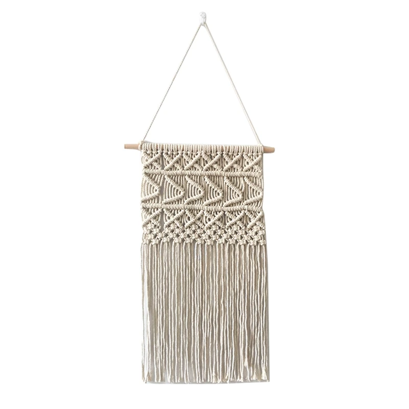 Macrame Wall Hanging Woven Tapestry  Tassels Pendant Bohemian Wall Art Bedroom Living Room Backdrop Home Decor