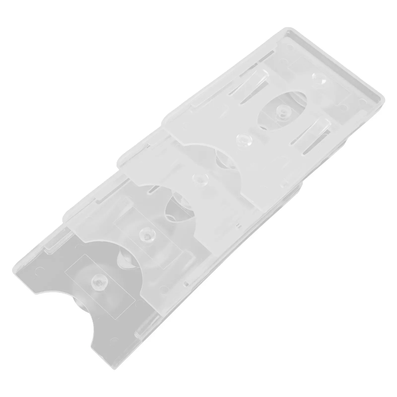 

4Pcs Clear Badge Holders Plastic Card Holder Car Windshield Parking Permit Holder Suction Cup Auto Interior Accessories