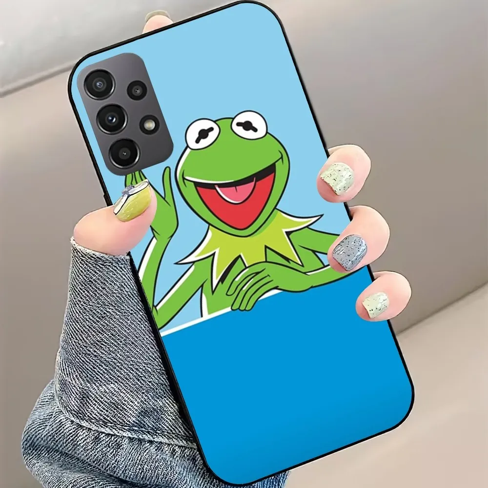 MINISO Disney kermit The Frog Phone Case For Samsung Galaxy S22 S23 S24 S30 Note 20 10 Plus Lite FE ULTRA Shell