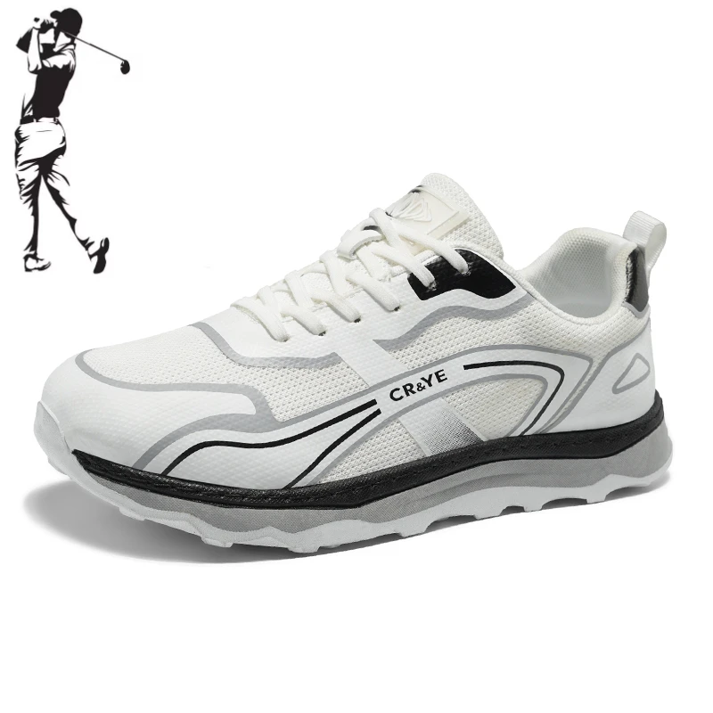 2024 New Versatile Fashion Golf Shoes for Men, Mesh Breathable Casual Walking Sports Shoes for Men, Slow Running Shoes