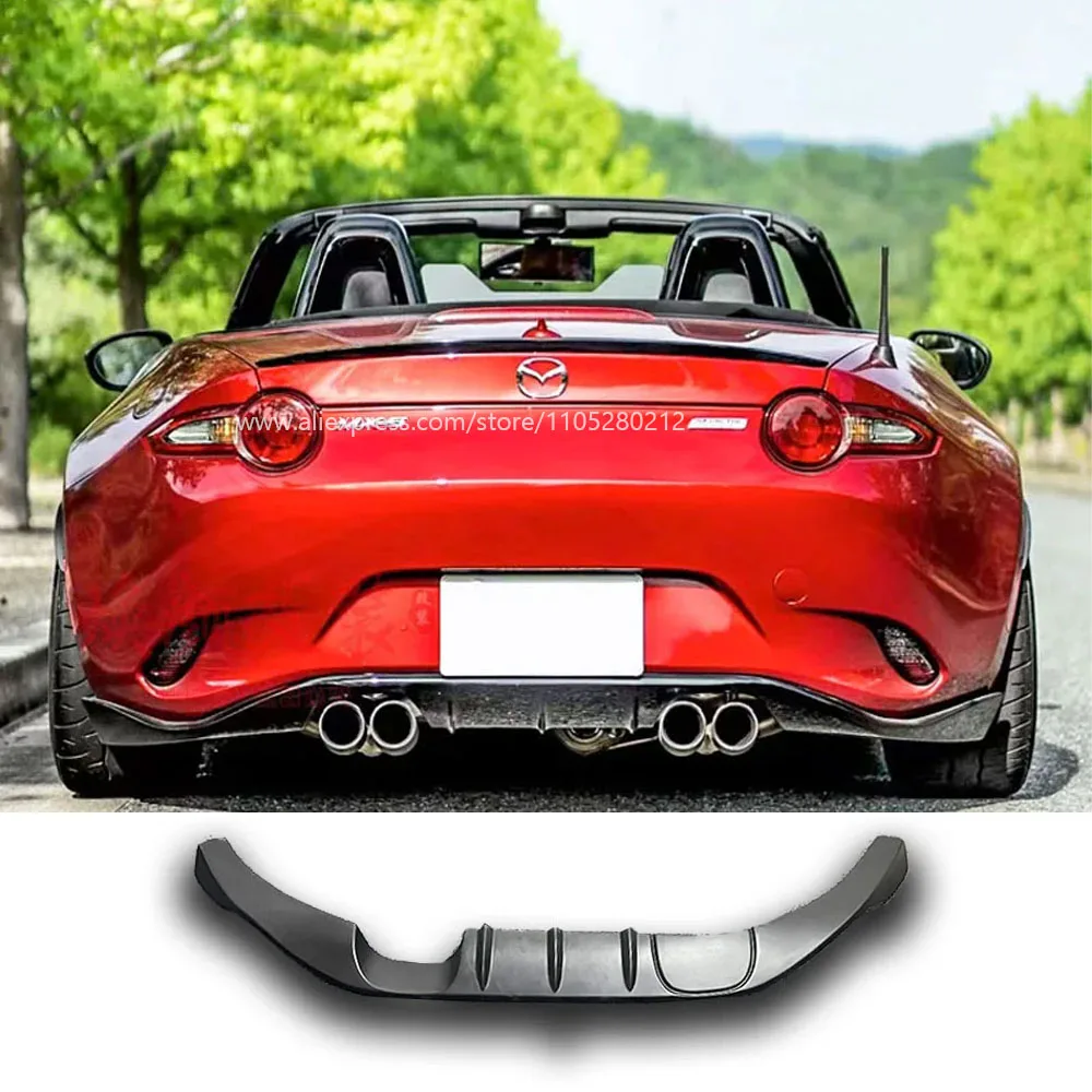 Carbon Fiber Rear Lip, Rear Bumper Chin, Original Position Installation, Sports Appearance Kit Suitable for MAZDA MX-5