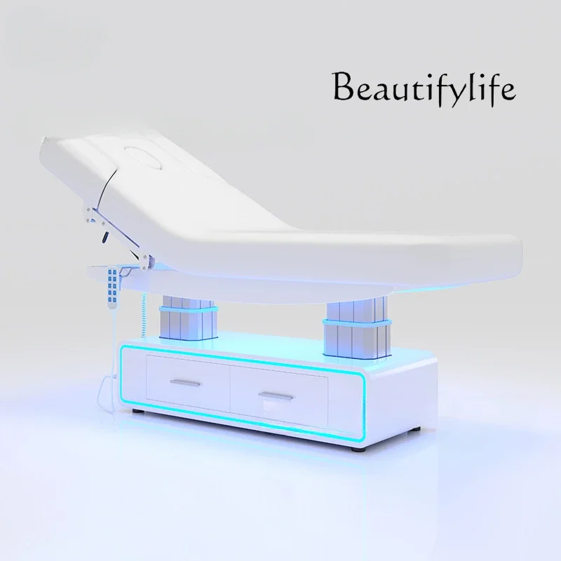 

High-end electric beauty bed spa massage treatment bed lifting medical beauty facial body bed