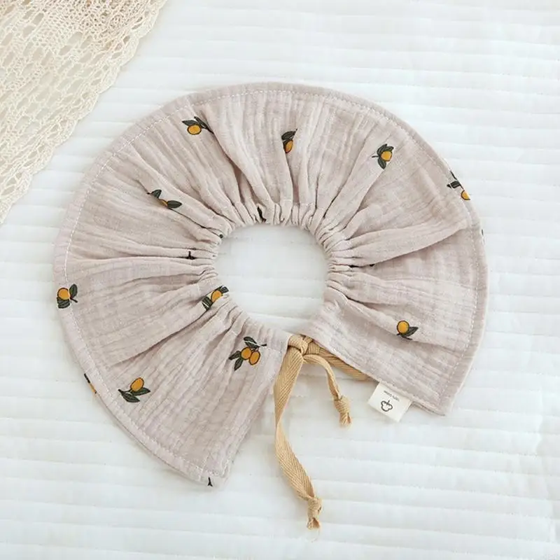 

Q22D Baby Bibs Dlool Thette Thette Bibs 4-слойные хлопковые нагрудники для девочек многофункциональные шарфы