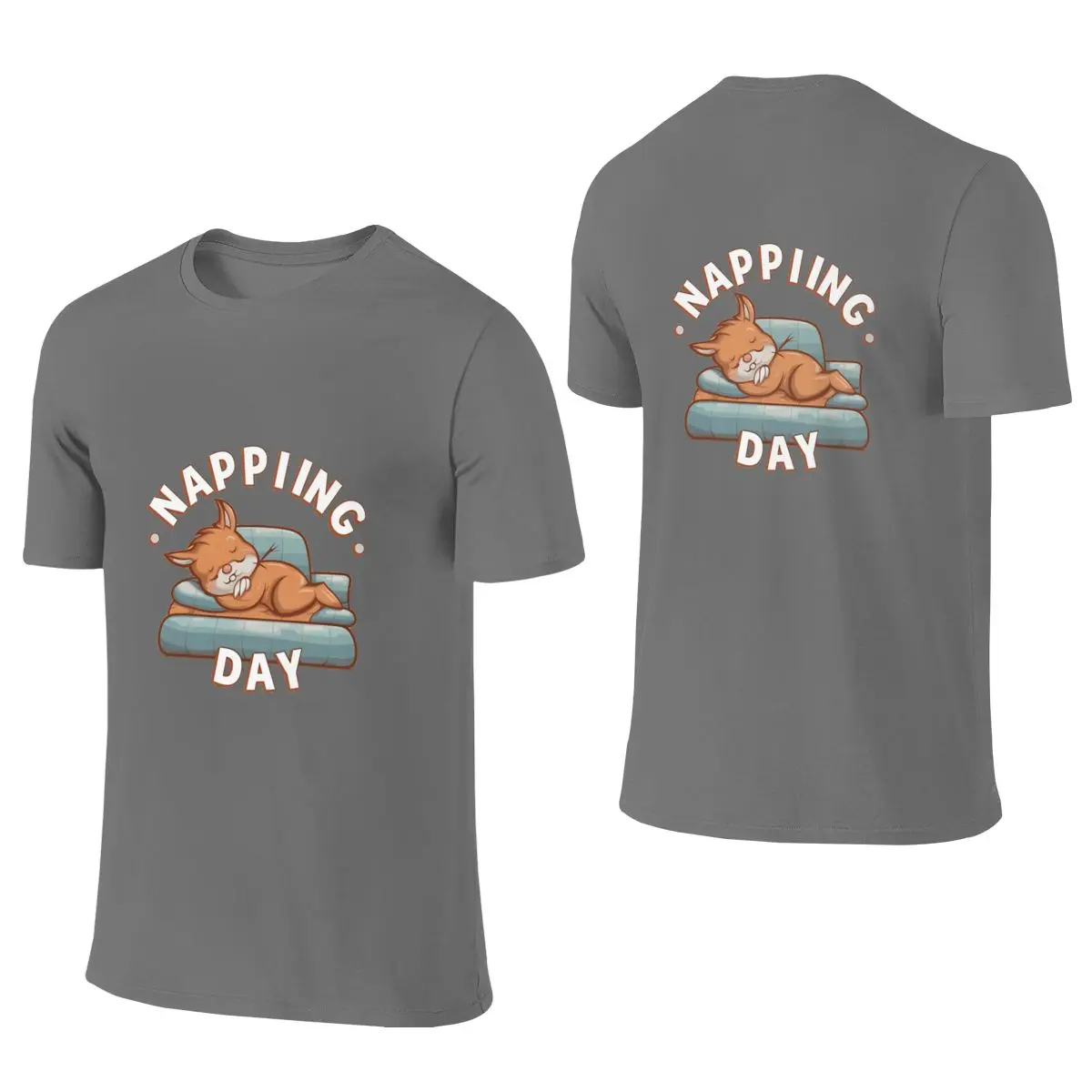 Napping Day T Shirt Crisp Reversible T-shirt Retro Street Light Color Schemes Tee