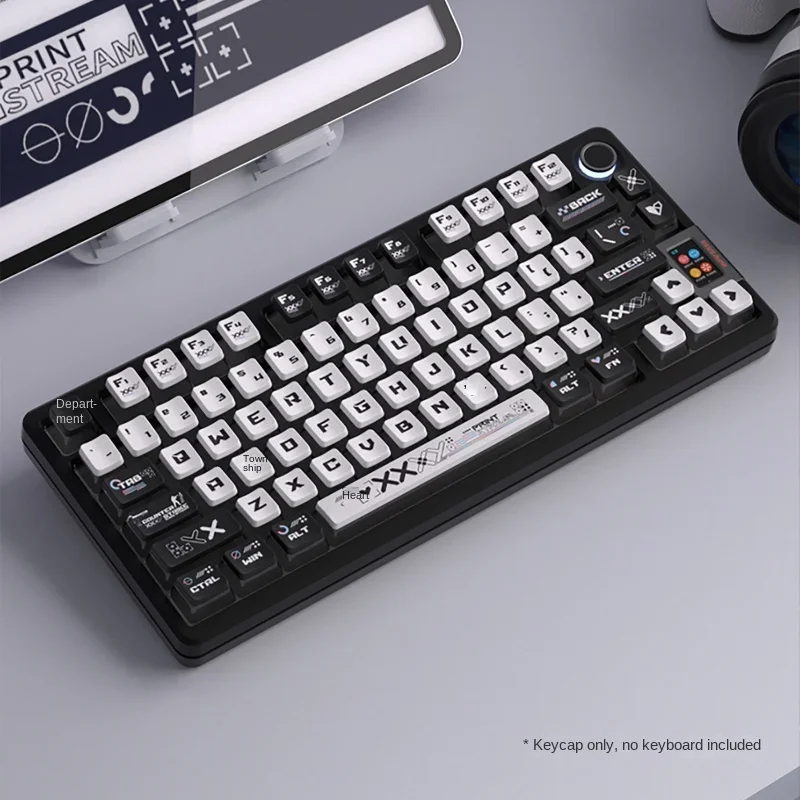 Imagem -02 - Pudim Transparente Csgo Keycaps Legal Pbt Teclado Conjunto Perfil Oem Tampas de Chave de Jogos para Acessórios de Teclado Mecânico