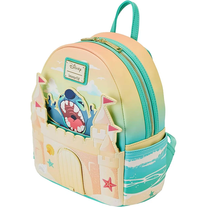 Loungefly Disney Stitch Sandcastle Beach Surprise Mini Backpack