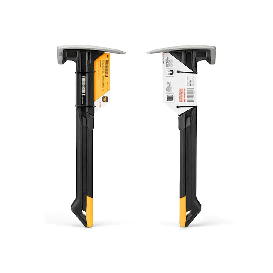 Imagem -06 - Toughbuilt-smooth Face Steel Head Rubber Rip Framing Hammer Tb-h11r-s16 S18 16 oz 18 oz