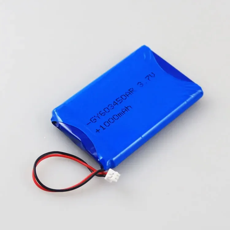 In de kern 1200mAh 603448   Draadloze draadloze telefoonleesmachine 3,7 V lithium-polymeerbatterij 603450   Oplaadbare Li-ion cel