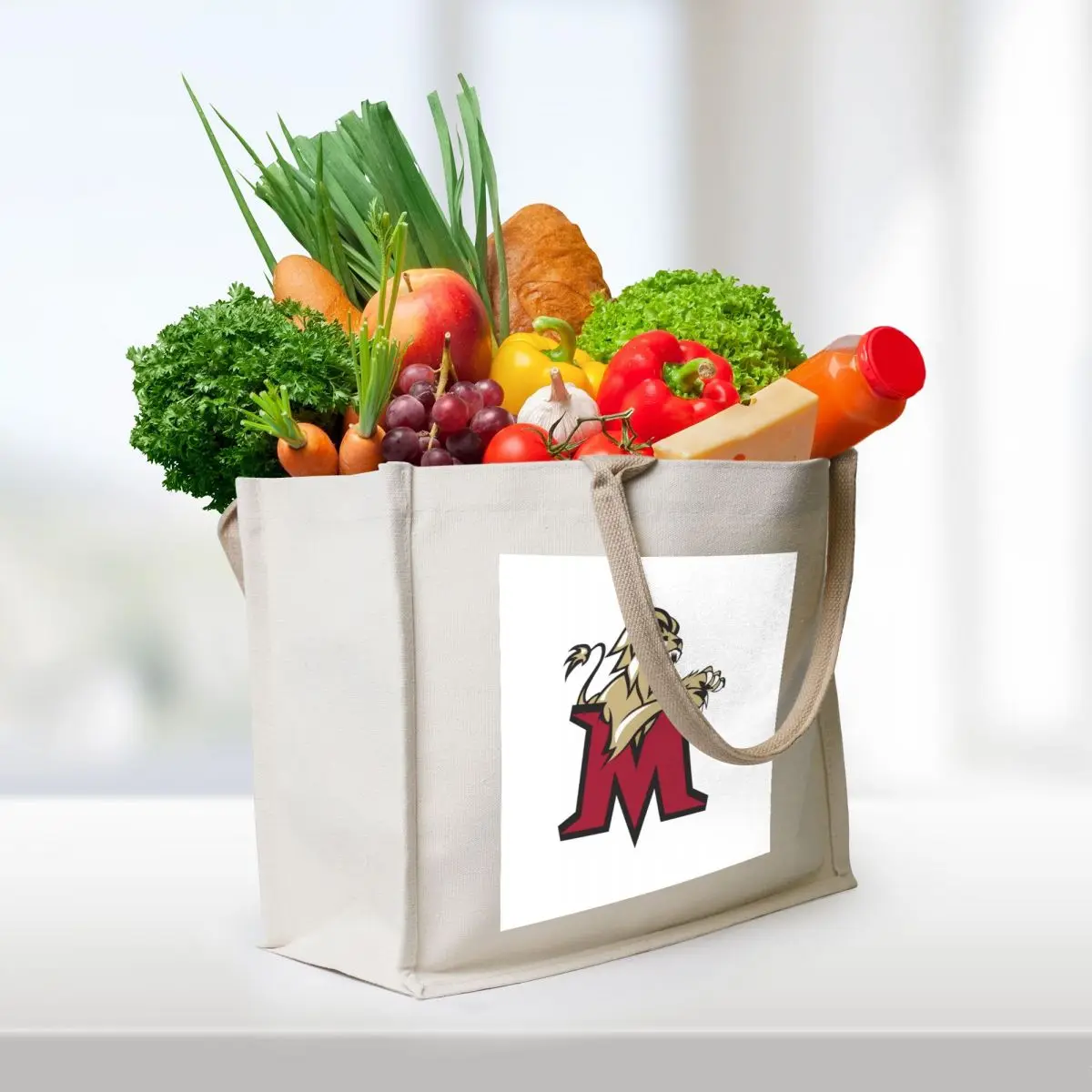 Molloy College lions Tote Bag Custom bag Lady bags cute tote bag tote men's