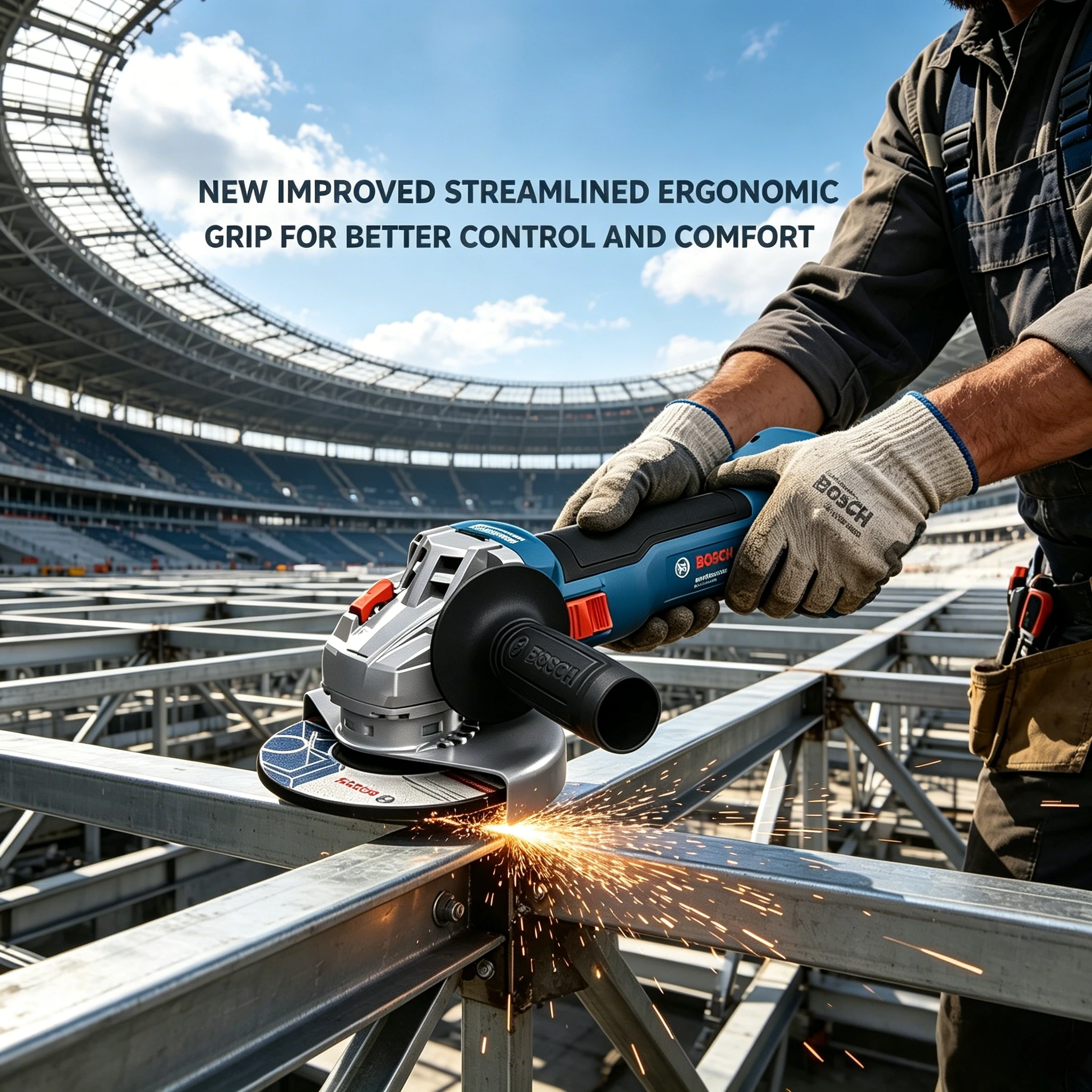 

BOSCH GWS 18V-8 Cordless Angle Grinder 18V Professional Brushless 100MM Slide Switch Cutting Grinding Bosch Power Tools GWS18V-8