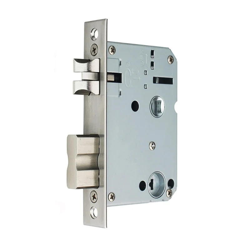 Imagem -02 - Phipulo- Eletrônico Lock Body Especializado Mortise para Tuya Reconhecimento Facial Impressão Digital Smart Door Lock 5050 Aço Inoxidável