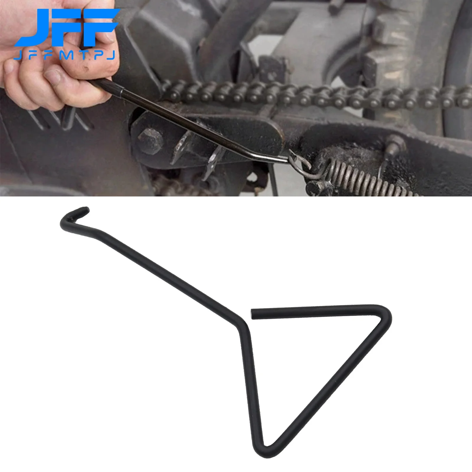 Universal Motorcycle Exhaust Spring Hooks Stainless Steel Springs Hook Puller Rotatable Metal Springs Kit Set