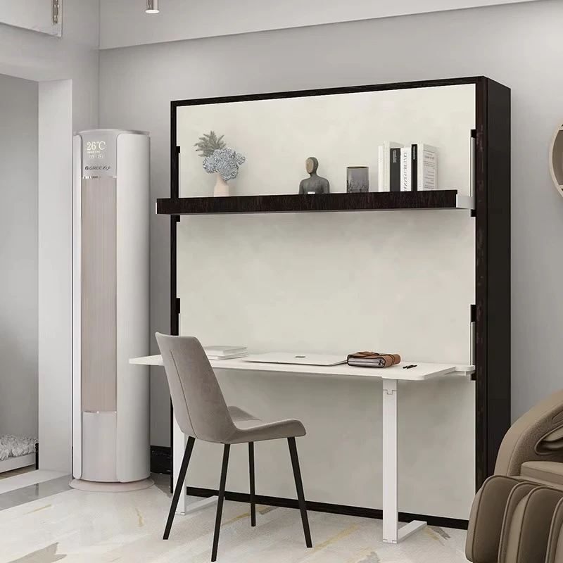 Beds Bedroom Furniture Bed with Double-Deck Desk for Study Room Guest Room