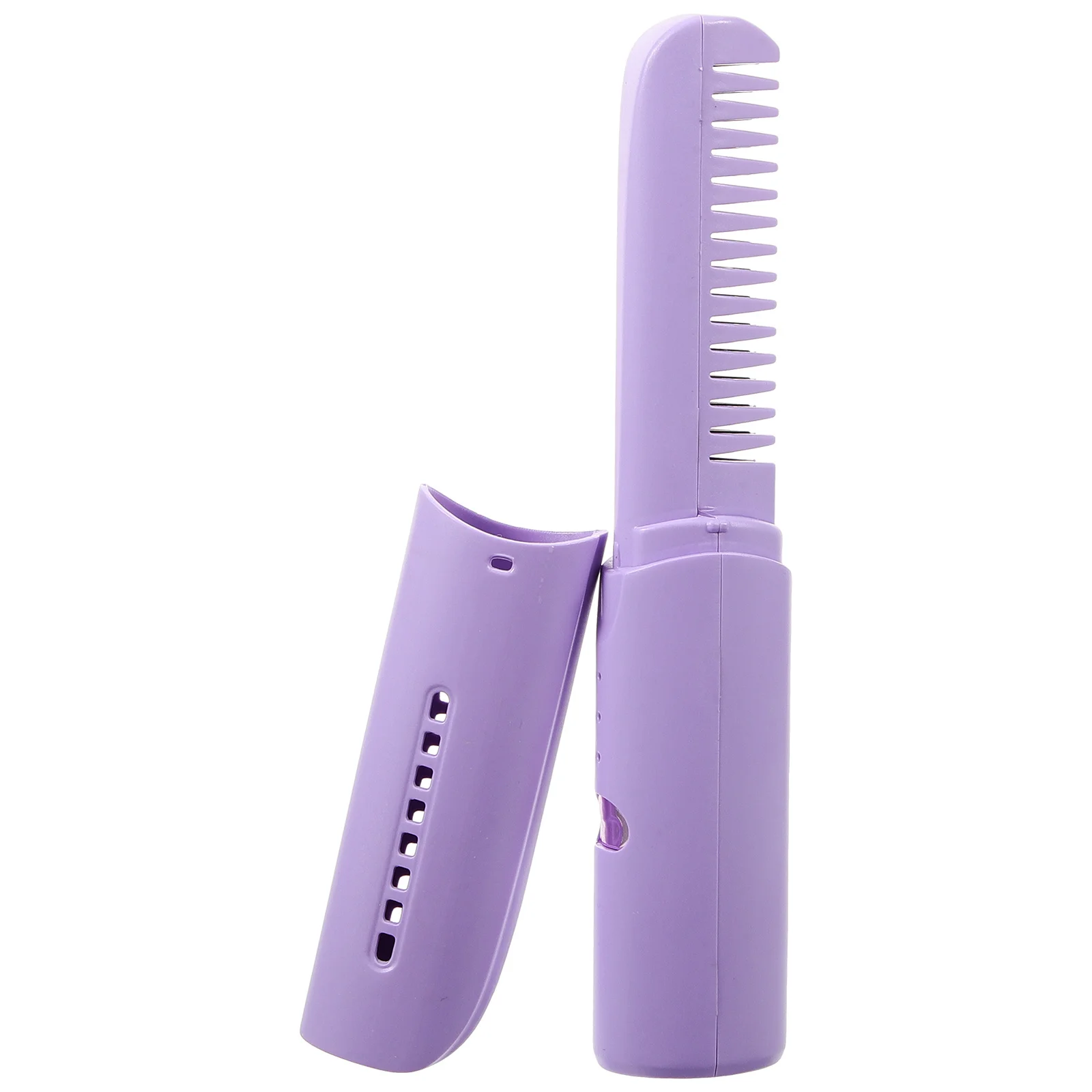 

USB Hair Straightener Comb Rechargeable Portable Heated Cordless Straightening Brush Scalp Massage Travel Styling Tool
