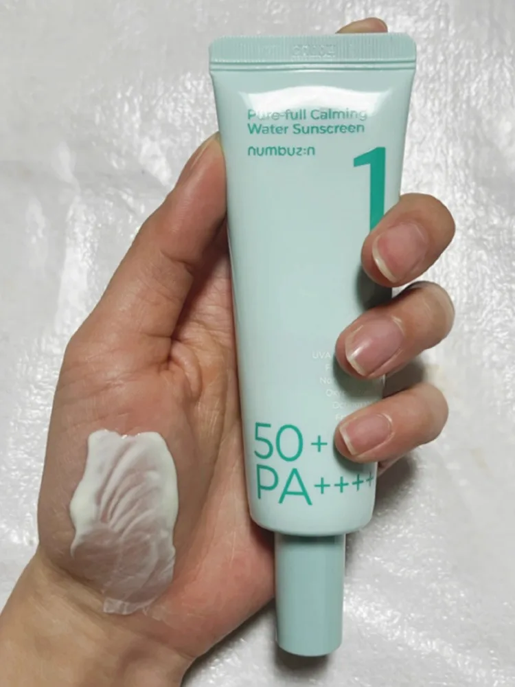 Koreje líčení numbuzin NO.1 chladící osvěžující uklidňující opalovací krém 50ml SPF50+PA++ centella asiatica hydratační řídký krása