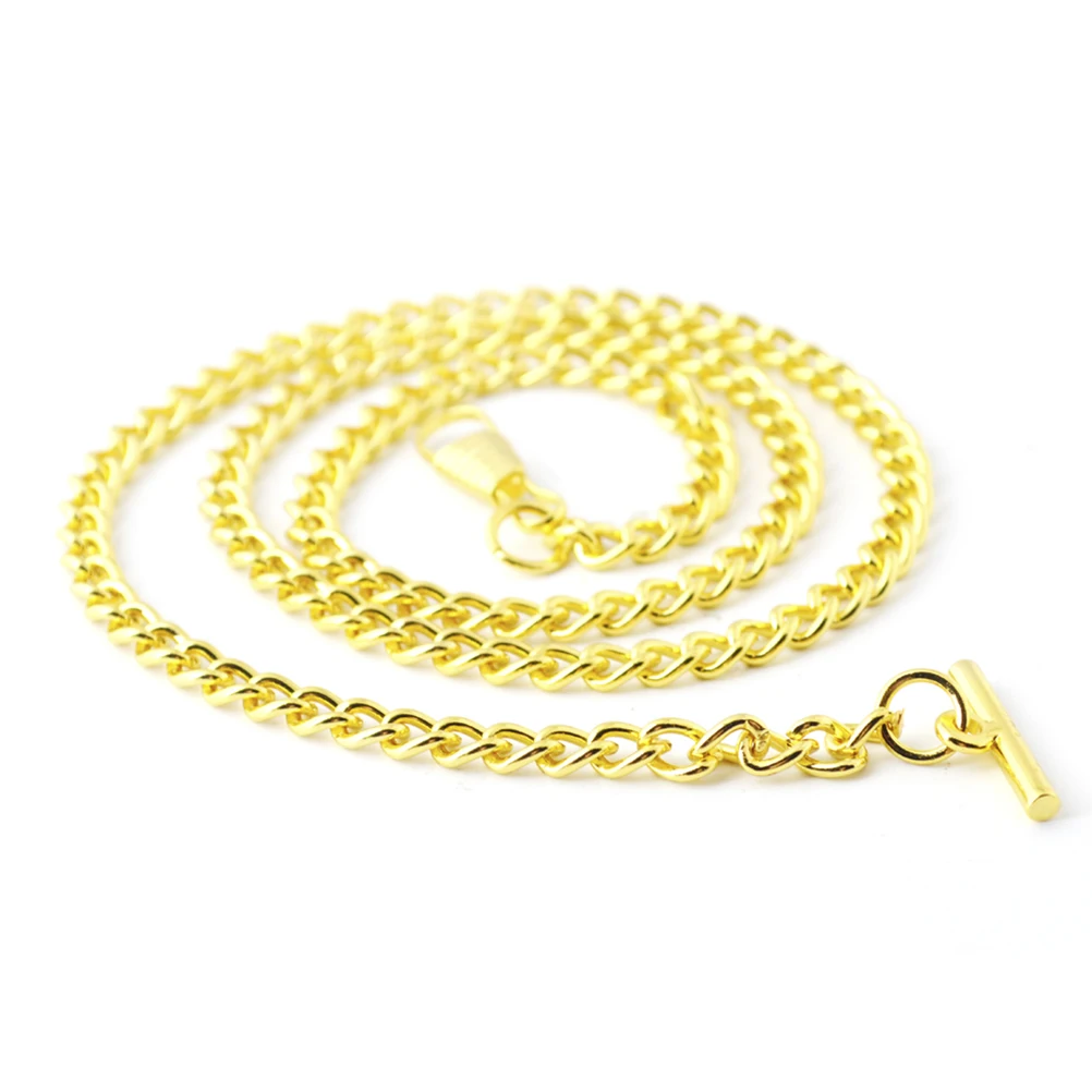 

65 Cm Pocket Watch Chain Jewelry Taschenuhrenkette Men's Vests Vintage Mit Taschenuhrenketten Bronze Necklace