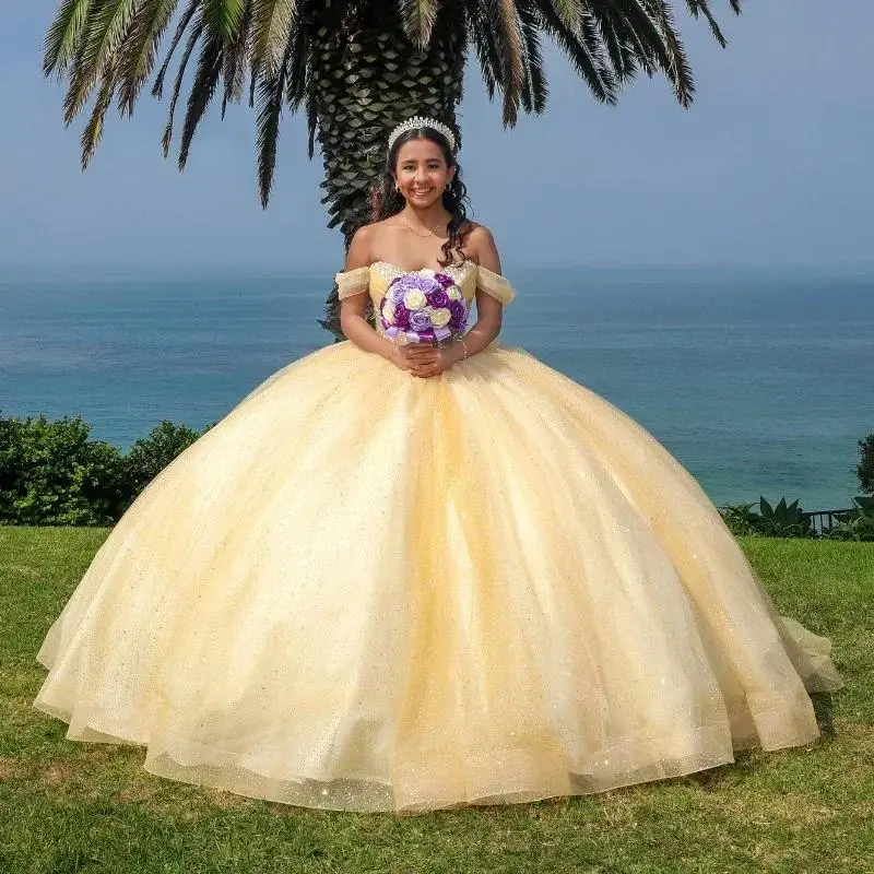 Royal Blue Quinceanera Dresses 3D Flower Appliques Train Formal Princess Birthday Vestidos De 15 Anos Customized