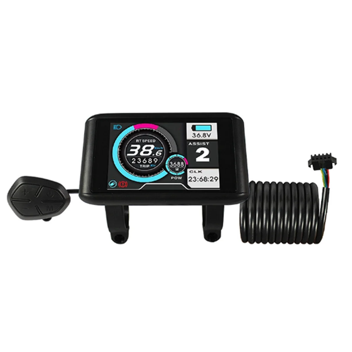 48V 52V 60V 72V 1500W-3000W 45A 3-Mode Sine Wave Ebike Controller with Colorful LCD Display UKC-1