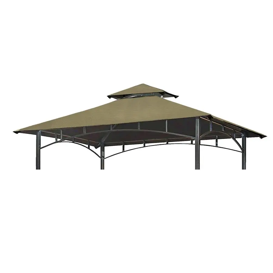 

Gazebo Replacement Canopy Top 5x8 Gazebo Roof Double Tiered Outdoor BBQ Roof Cover Grill Shelter Only Fit for Model LGG001PSTF K