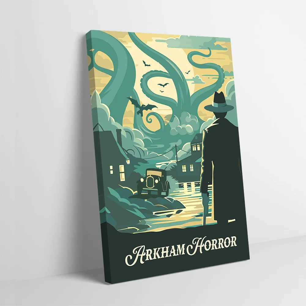 Póster Impreso Inspirado en el Juego de Mesa Arkham Horror, Cuadros Personalizables, Arte de Pared en Lienzo, Pintura Decorativa para Marcos de Fotos