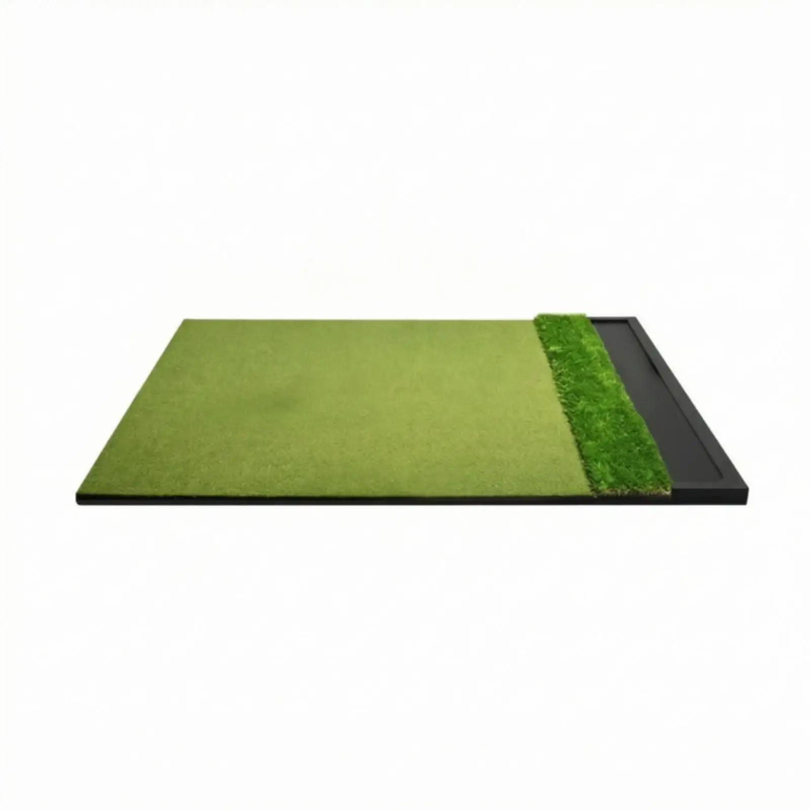 Golf Training Pad Double Grass Surface Practice Mat Impact Absorbing EVA for Living Room Backyard Use