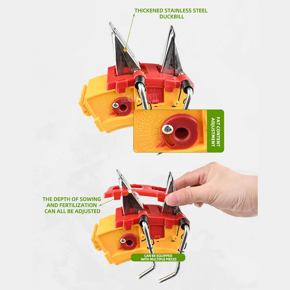 Manual Hand‑push Seeder, Small Roller Type Sowing Tool for Wheat, Corn and Small Seeds Agricultural Multifunctional