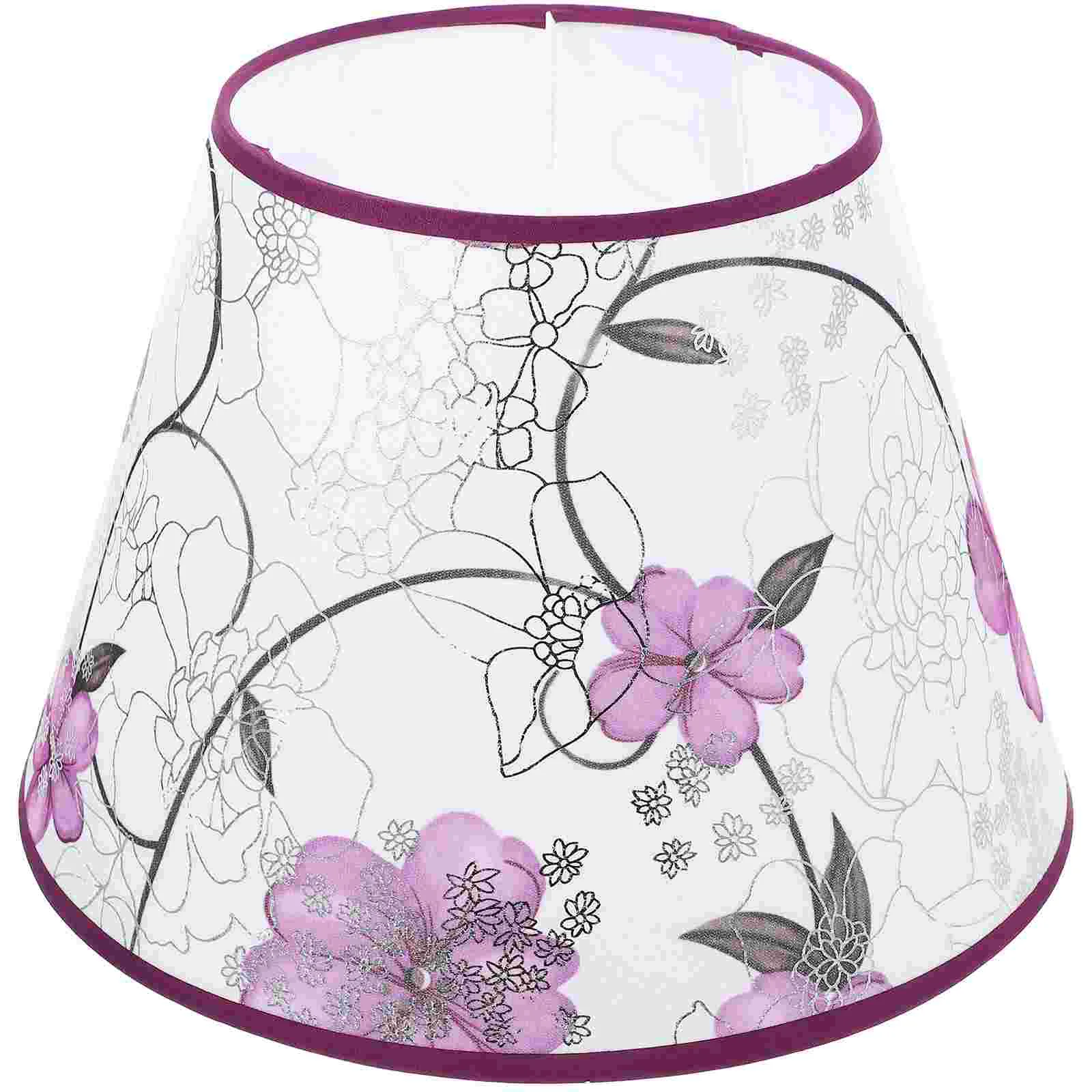 

Floor Lamp Lampshades for Table Flowers Home Replacement Fabric Light Covers Child Ceiling