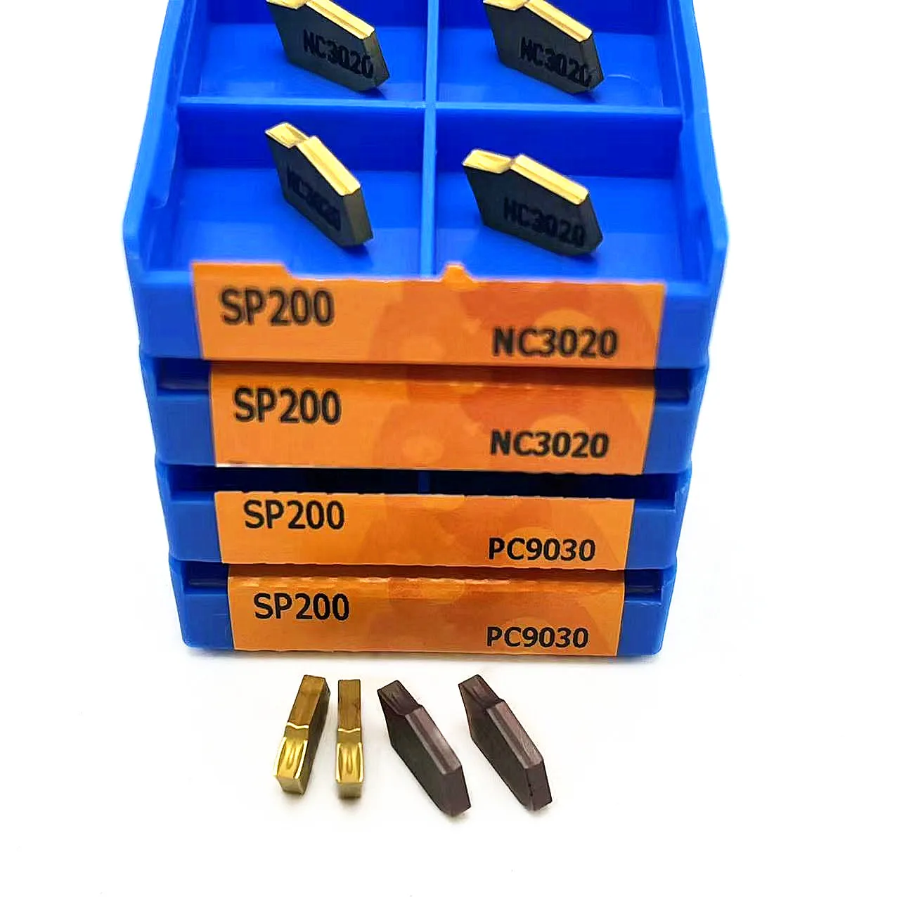 Grooving Cutting Turning Tool, Carbide Insere Lathe Cutting Tool, Alta qualidade, SP200, PC9030, NC3020, NC303, SP200, PC9030