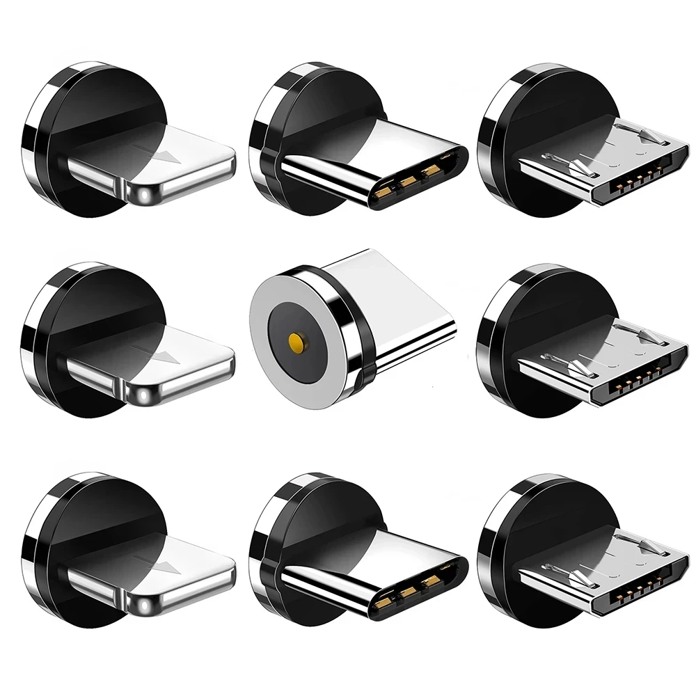 5/1Pcs Magnetic Connector Tips Head for Type C Android Devices,Magnetic Phone Cable Adapter for Samsung Huawei Xiaomi